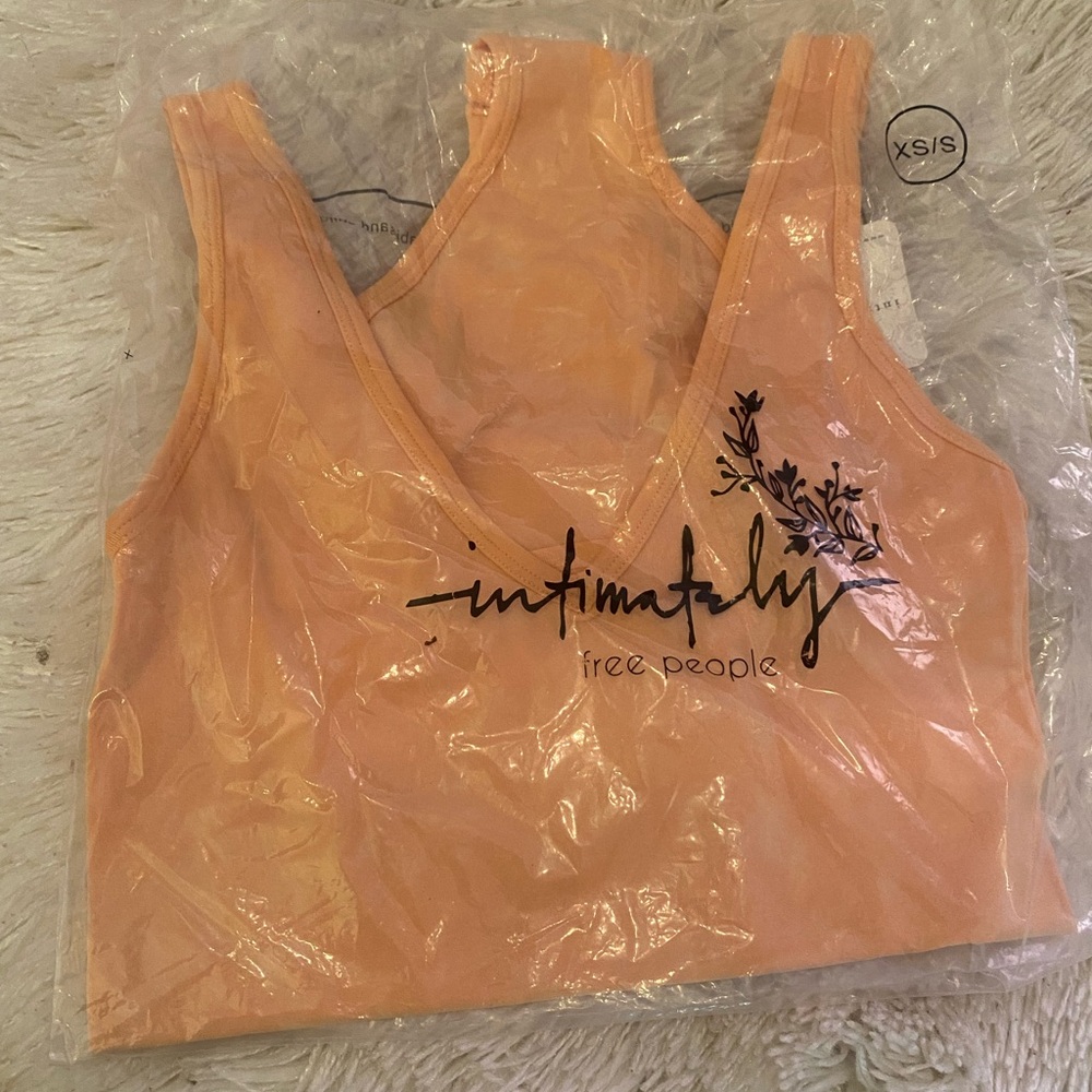 Free People Intimately Apricot bodysuit